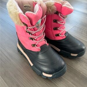 Carter's Pink and Navy Winter Boots